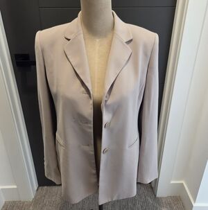 Kasper Women's Blazer in Soft Taupe